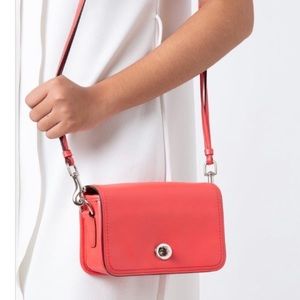 Coach Legacy Penny crossbody bag coral red